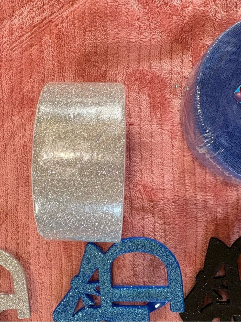 Graduation Glasses with Streamers and Glitter Tape - Picture 3 of 4